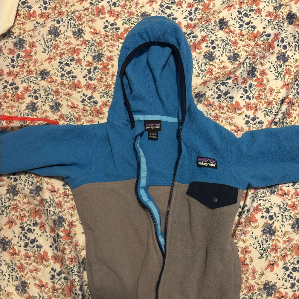 Patagonia Kids Two-Tone Fleece Hoodie